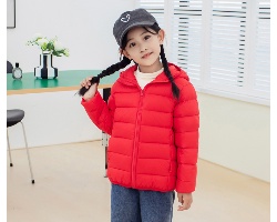 兒童連帽羽絨外套