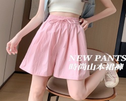 山本冰絲五分裙褲