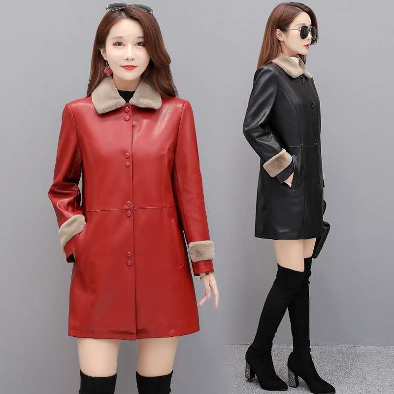 中長款女士皮衣